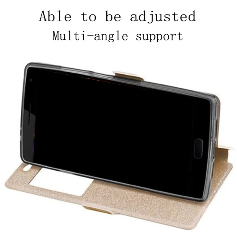 Smart View Window case For Oneplus2 Case Cover flip PU Leather Shell Oneplus 2 phone cases One plus back cover | Мобильные телефоны