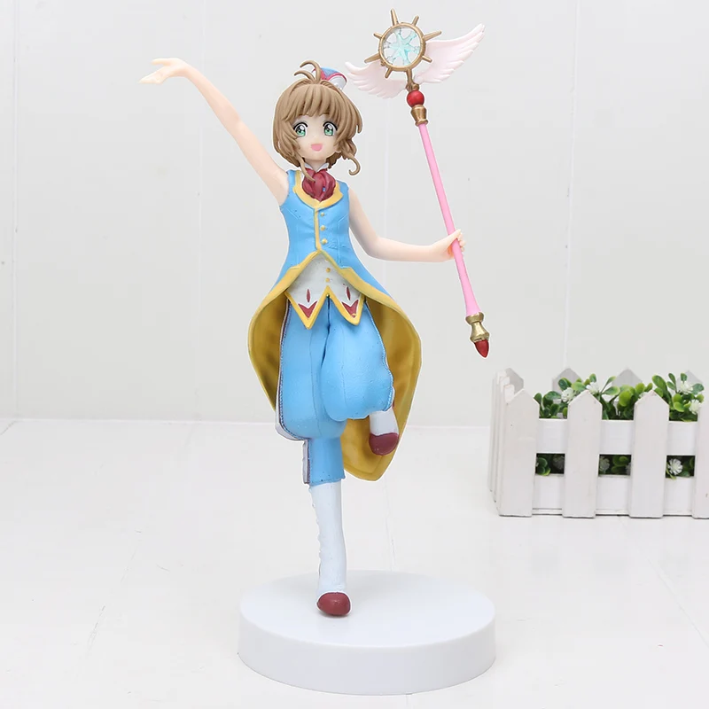 7313 22cm bag Карточка Captor Sakura прозрачная карточка EXQ Kinomoto Сакура экшн ПВХ фигурка игрушка Brinquedos - Цвет: 7313 22cm bag