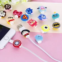 200pcslot cartoon usb charger data cable cord protector charging line saver for mobile phone usb cable protection cable winder