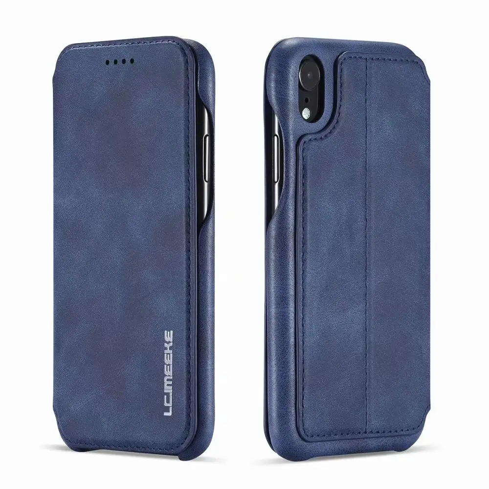 Магнитный флип-чехол для iPhone 6 S 7 8 iPhone X XS Max XR, кожаный чехол-бумажник с отделением для карт, чехол для iPhone 6 S 7 8 Plus, чехол