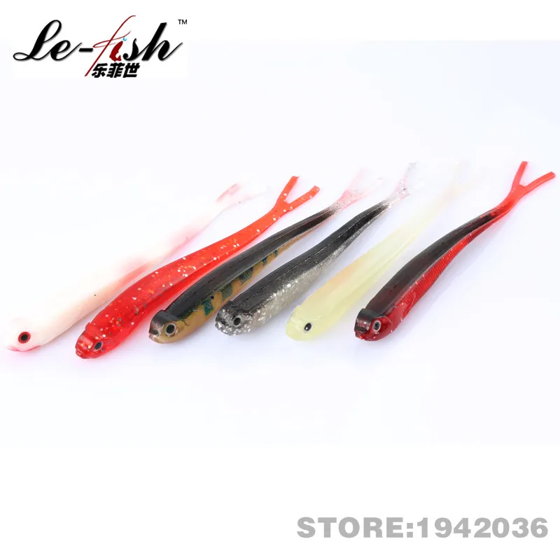 6 шт. Горячей Продажи Мягкий Прикорм рыболовства 130 мм 7 г Поддельные