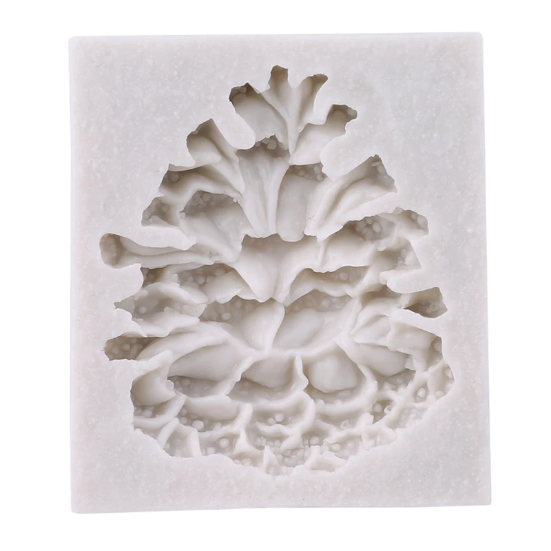 1 шт. сосновые шишки формы силиконовые украшения торта инструменты форма для