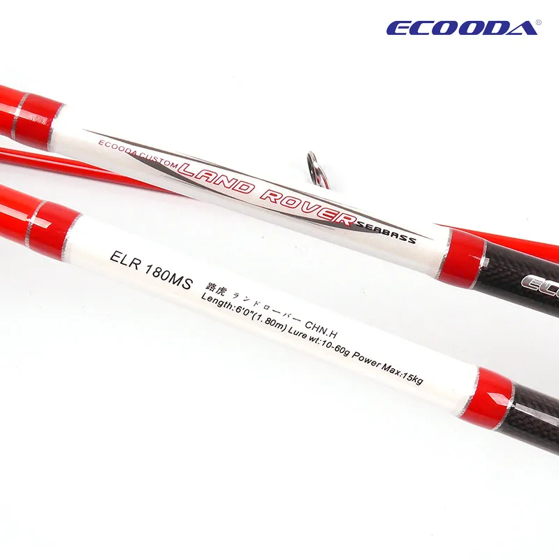 Удочка для приманки ECOODA LAND ROVER SEABASS RODS ELR 1,8/2,5/2,9 м 10-60 г спиннинг SEBASS ROD все направляющие FUJI K и детали катушки