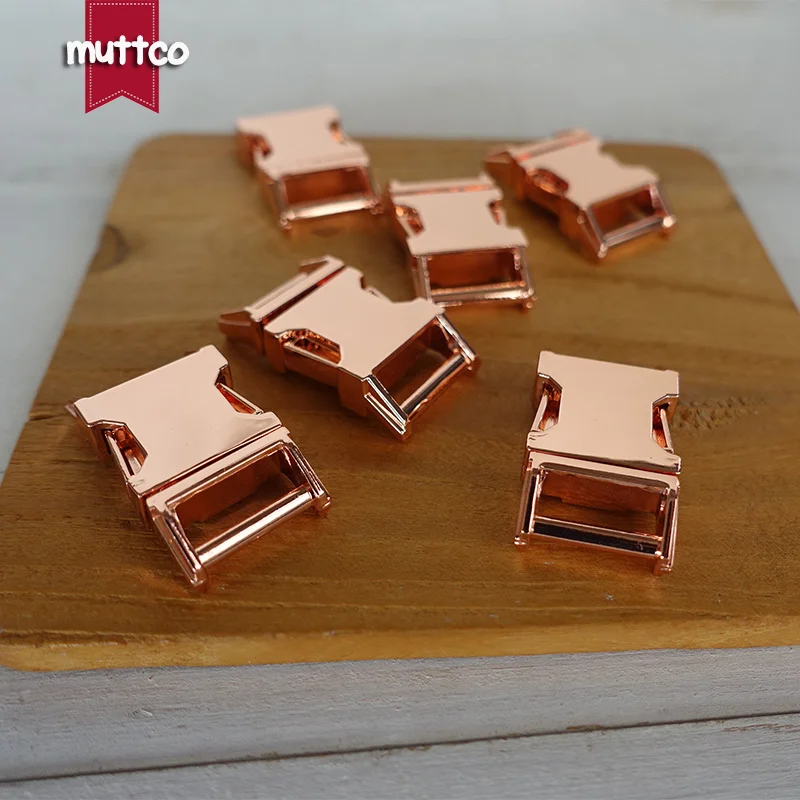 10 шт./лот металлическая изогнутая Боковая Пряжка замок из цинкового сплава