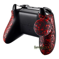 extremerate textured red back panels comfortable non slip side rails 3d splashing handles for xbox one x s controller