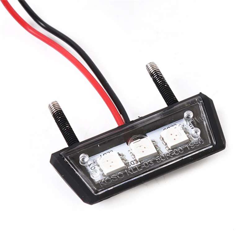 Универсальный держатель номерного знака для мотоцикла KOSO светодиодный фонарь