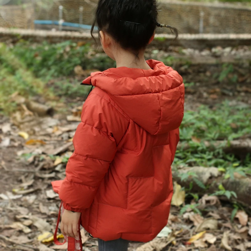 Стеганая зимняя куртка верхняя одежда с плюшевой подкладкой для детей косая