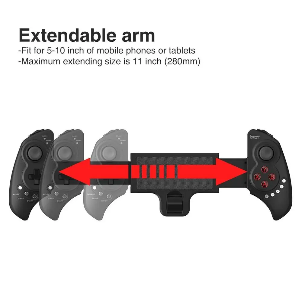 ZOMTOP iPEGA-9023 джойстик для телефона геймпад Android беспроводной Bluetooth Телескопический