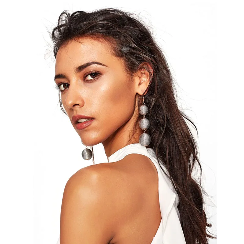 Кисточкой Серьги для Для женщин в богемном стиле Boho серьги Женская мода стержня