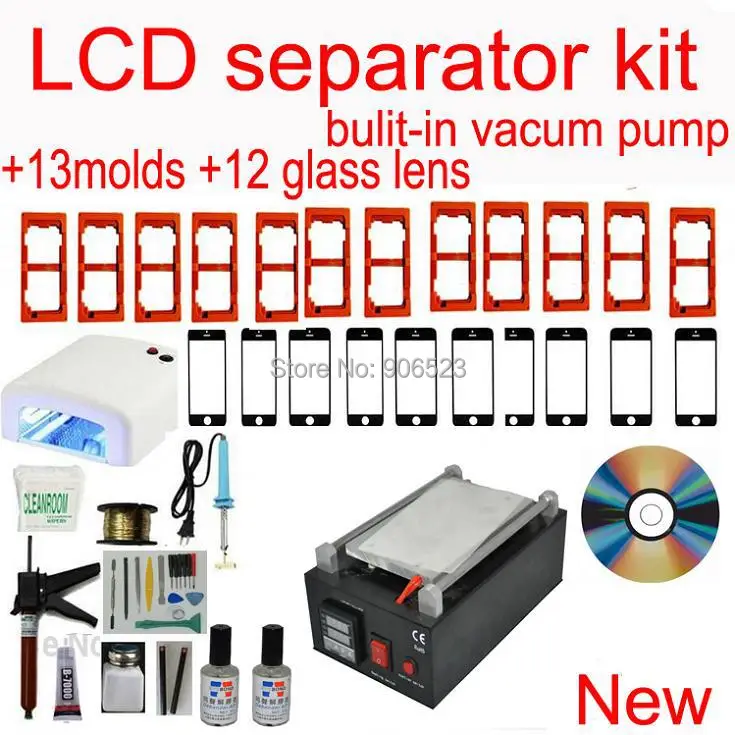 Новейший Встроенный вакуумный насос Сепаратор ЖК экрана набор инструментов