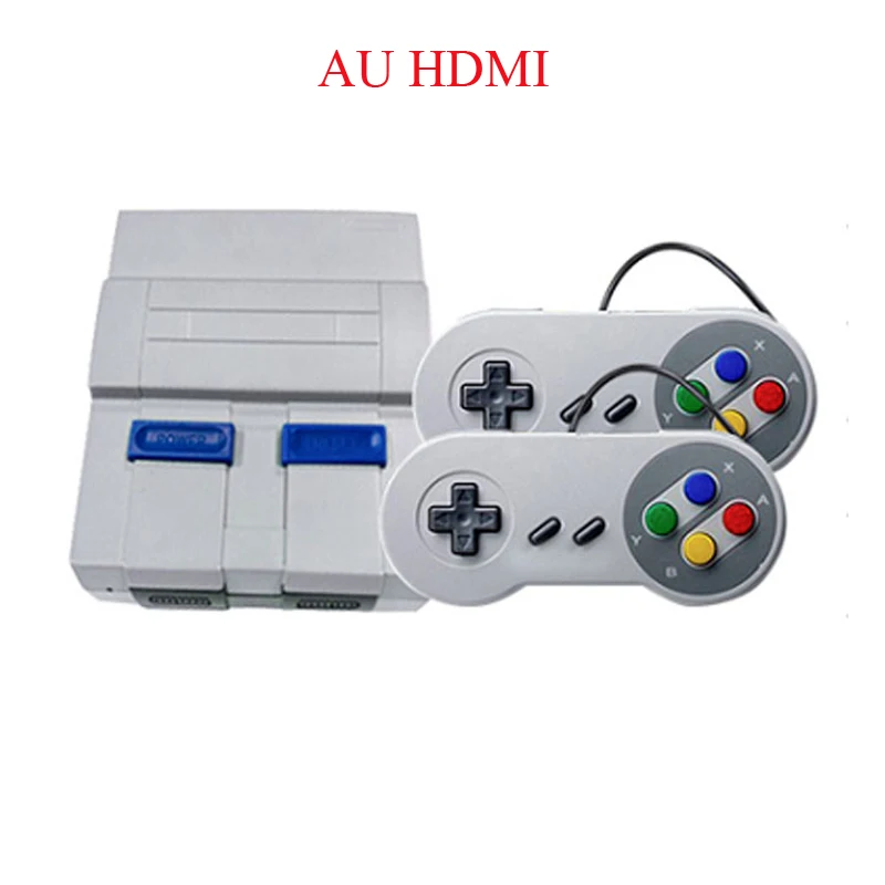 Белый Видео Игровая приставка, 8/16 бит SNES классический геймпад чехол для телефона в виде ретро-игровой HDMI/AV HD ТВ портативная игровая консоль встроенный 400/648 игры - Цвет: Белый