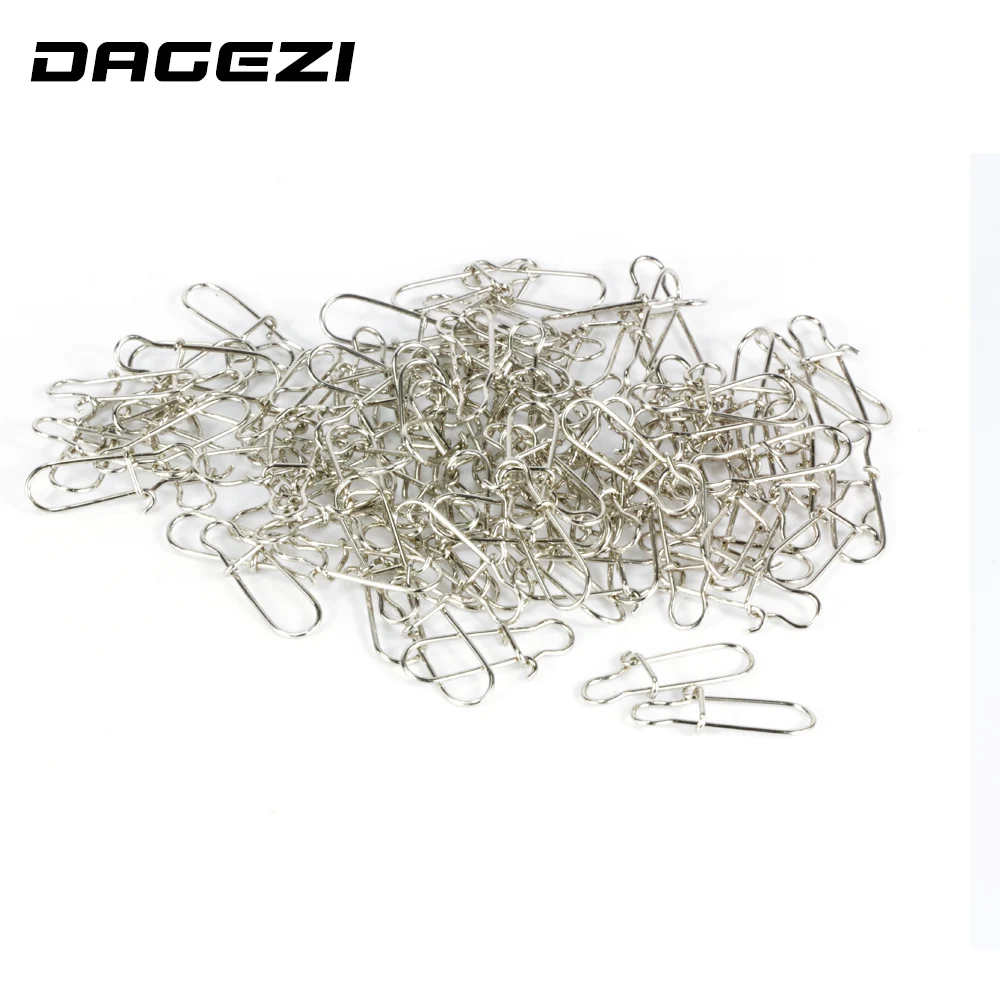 Рыболовный соединитель DAGEZI 100 шт./лот 11 размеров рыболовные снасти аксессуары