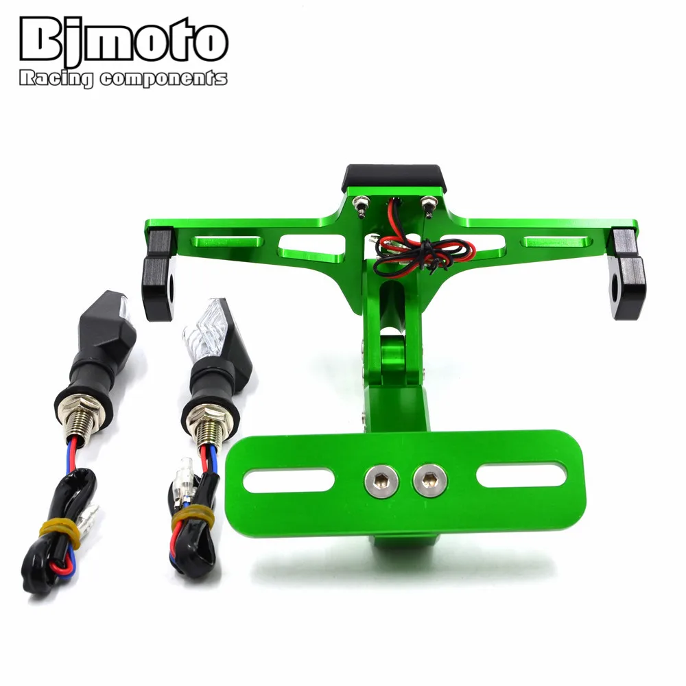 Универсальный кронштейн держатель BJMOTO для номерного знака мотоцикла с
