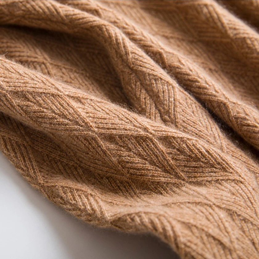 Мягкие свитера и пуловеры с высоким воротом для женщин кашемировый теплый