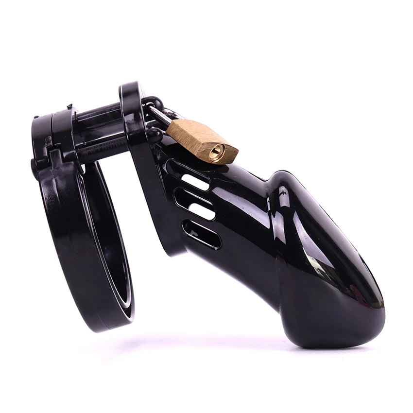 Мужская силиконовая клетка для управления устройством с 5 кольцами Целомудрие