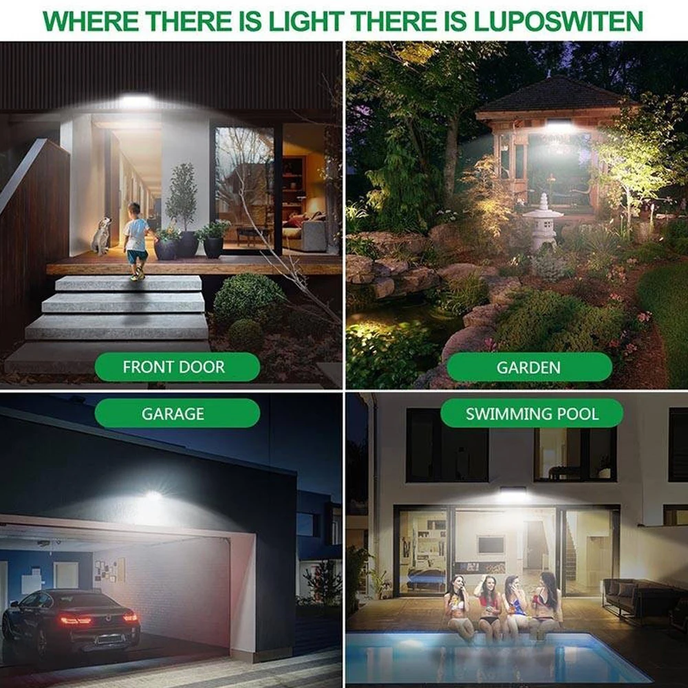 Walkway Lights Street Lamp Durable Solar 44LED Outdoor Garden Light Controlled Induction | Лампы и освещение