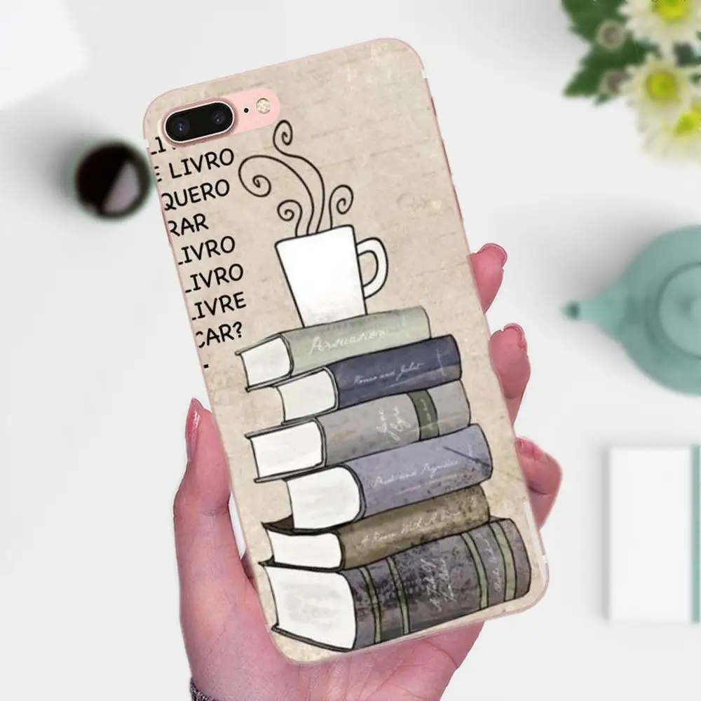 Ok But First Coffee Book Girl мягкий силиконовый прозрачный чехол из ТПУ для Xiaomi Redmi Note 2 3 3S 4 4A 4X
