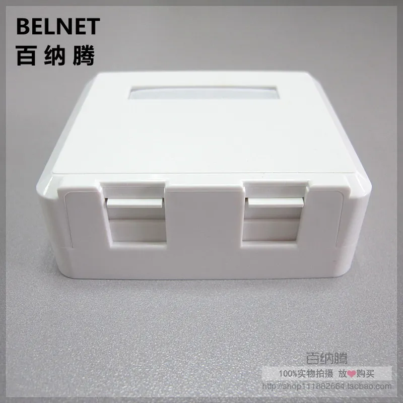 Простые настольные JB Dual-port пустой панели кабель Ethernet распределительная коробка