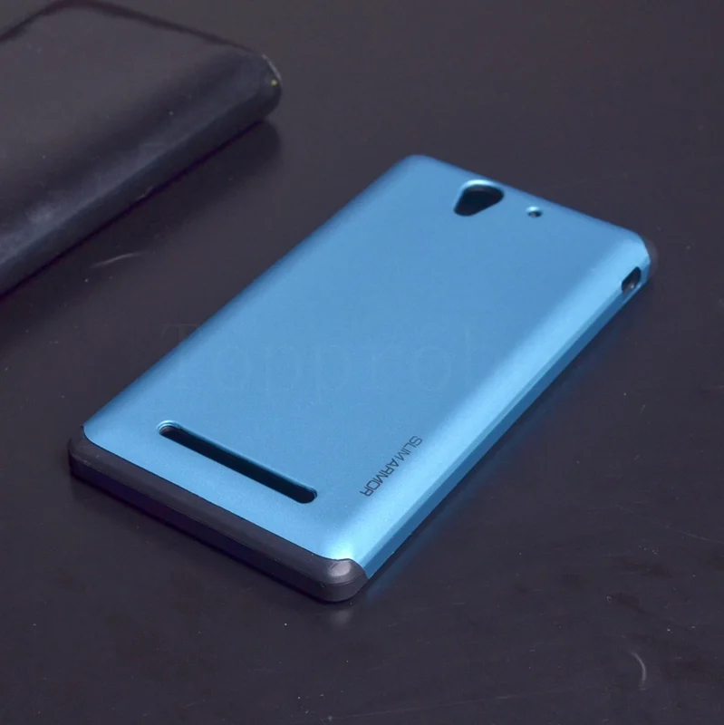 Противоударный тонкий бронированный чехол для Sony Xperia c3 D2533 D2502 S55U 5 "Чехол