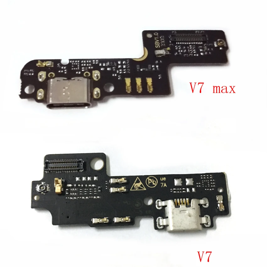 Порт для зарядной USB док станции разъем микрофона гибкий кабель ZTE Blade V7 max лента