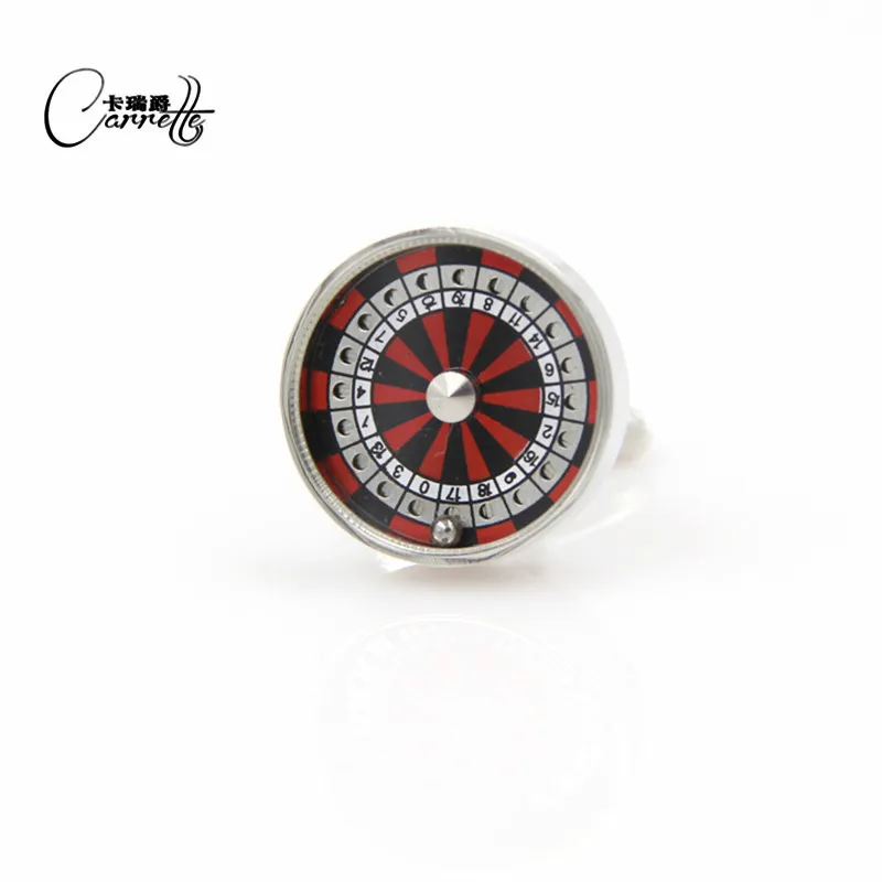 Lucky big roulette fun modeling cufflinks men's French shirt cuffslinks | Украшения и аксессуары