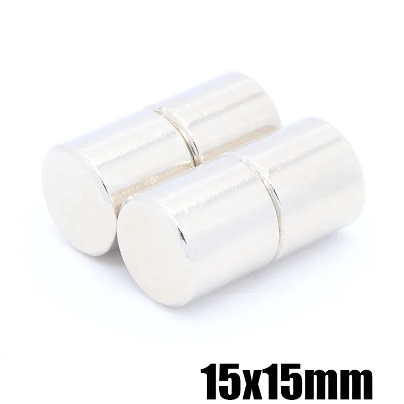 

10Pcs 15x15 mm Cylinder neodymium magnet 15 mm*15 mm strong rare earth magnets round NdFeB permanent magnetic Dia 15X15 mm