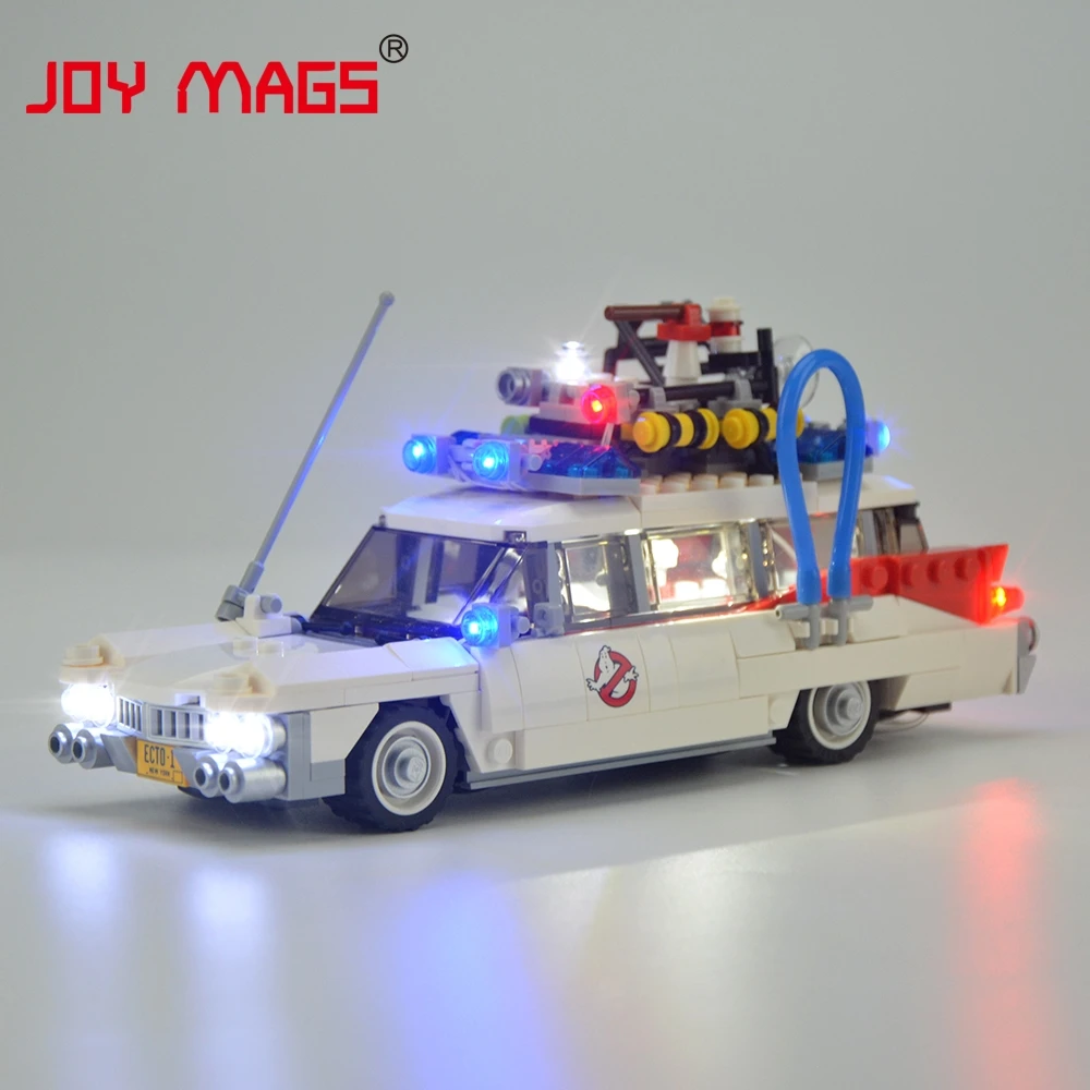 JOY MAGS светодиодный светильник комплект для охотников за привидениями Ecto-1 светильник набор совместим с 21108(не включает модель