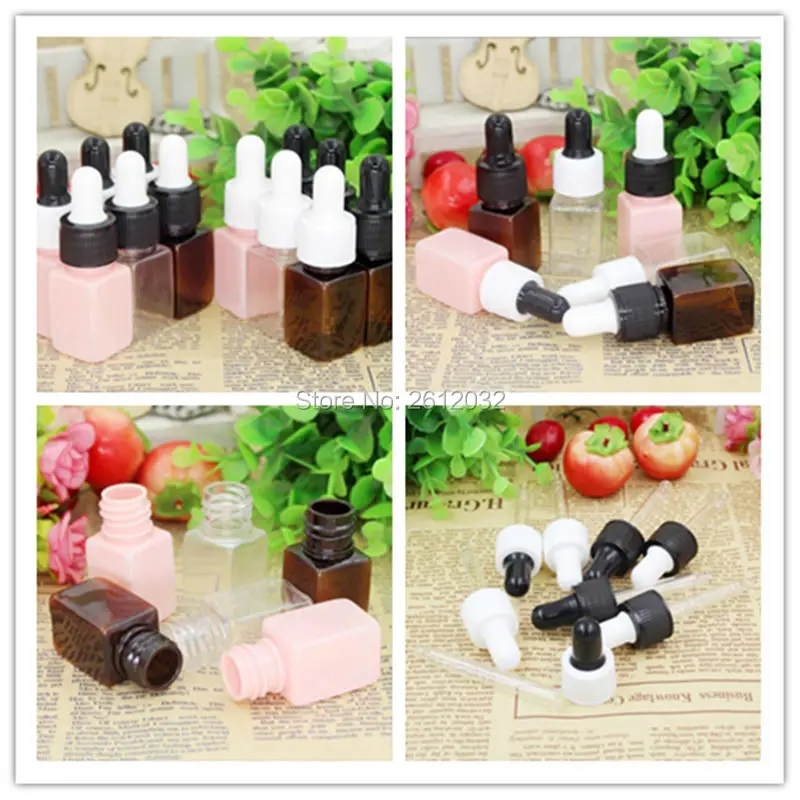 Многоразового Пластик Духи Макияж Прозрачный Малый пустой флакон-капельница 10