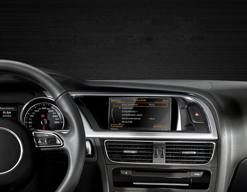 Автомобильная GPS навигация закаленная Защитная пленка для экрана Audi A4 A5 2008-2016/Q3