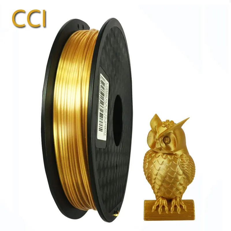 Filament 1.75mm 0.5kg Shine Silky Gold 500g 3d Pen Printing Filament Rich Luster Metal Metallic Material Cci