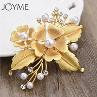 joyme flower female hair barrette crystal bridal tiaras barrettes hairpins hair clip clamp head jewelry hair ornaments fascina
