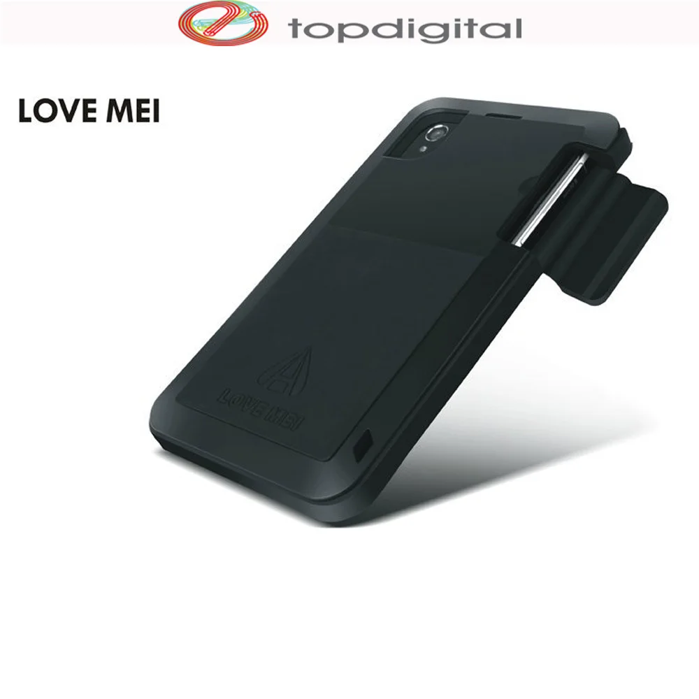 LOVE MEI for SONY Z1 Shockproof Case Xperia L39h Waterproof Shock Proof Armor Aluminum Metal Cover Tempered Glass |