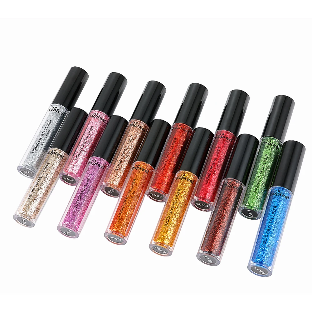 Подводка для глаз POPFEEL жидкая подводка 12 цветов |