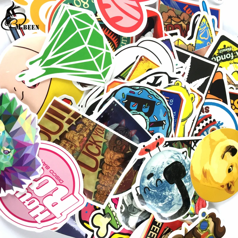 100 шт./упак. не повторяя граффити наклейки в ретро стиле с проектом &quotмаленький