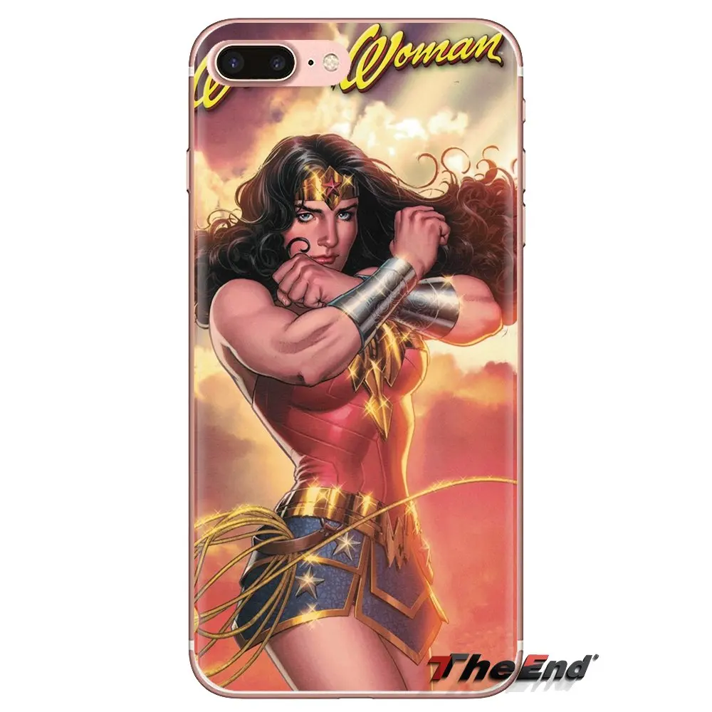 Для Samsung Galaxy A3 A5 A7 A9 A8 Star A6 Plus 2018 2015 2016 2017 мягкие прозрачные чехлы Чехлы Wonder Woman Сезон