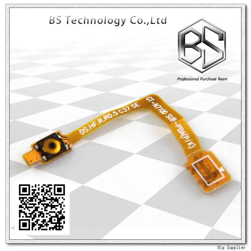 

10pcs/lot Wholesale Original Power Flex Cable for Samsung N7100 Note 2 Note II