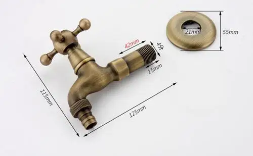 Наружный садовый бронзовый кран для стиральной машины|Сливные краны| |