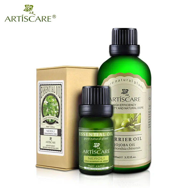 Эфирное масло ARTISCARE Neroli + Базовое жожоба увлажняющее отбеливание против морщин