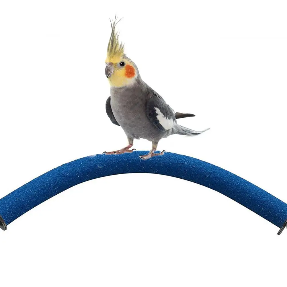 U-образный матовый насест для попугая бар птица подставка-держатель игрушки