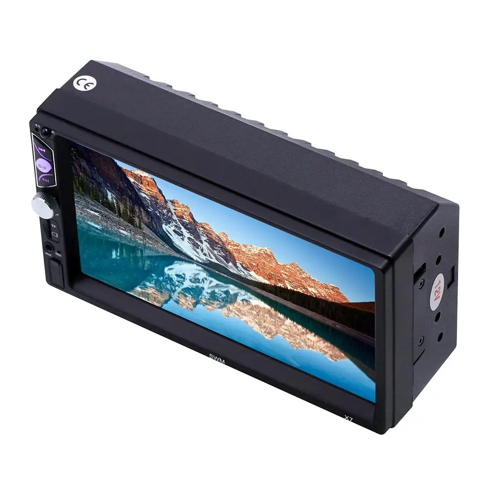 2 DIN MP5 Автомобильный плеер Bluetooth 7 дюймов сенсорный экран стерео радио с задней