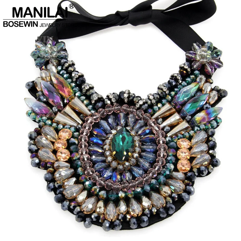 Женские Роскошные Дизайнерские Чокеры в стиле бохо модные разноцветные женские