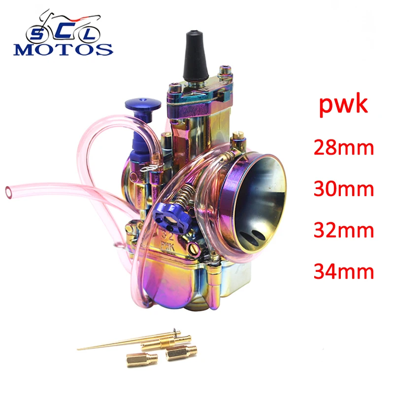 Мотоциклетный карбюратор Sclmotos 21 24 26 28 30 32 34 мм Keihin PWK с гидроабразивной рамой