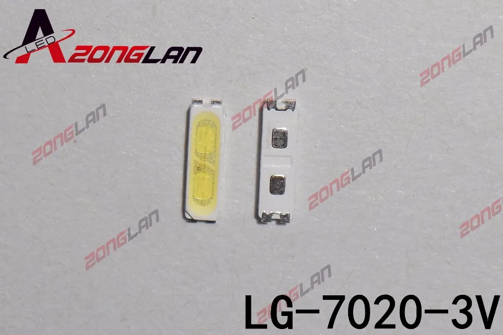 Для LG Innotek LED 1000PCS Светодиодная подсветка 0 5 W 7020 3V холодный белый 40 лм приложение
