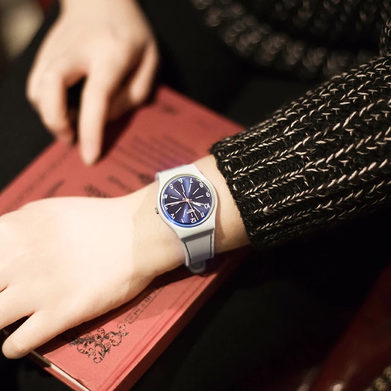 Часы swatch светящиеся элегантные кварцевые часы GM184|Кварцевые мужские часы| |