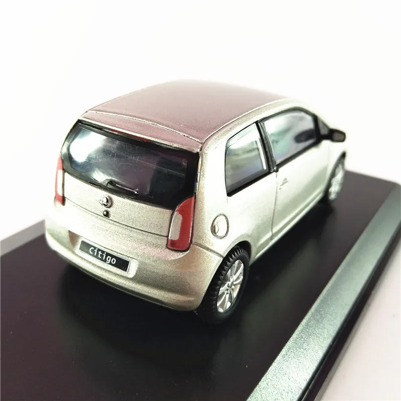 Abrex 1/43 масштабная модель автомобиля игрушки Skoda Citigo литая металлическая модель автомобиля игрушка для подарка, детей, коллекции, украшения