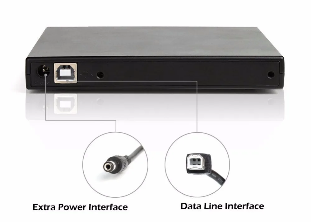 Для ПК ноутбука Asus Dell HP ультрабук внешний DVD-плеер с USB-разъемом 8x устройство для