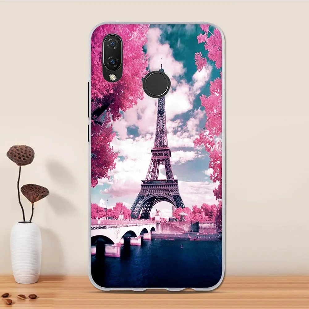 Для huawei P Smart Plus чехол 6," мягкий ТПУ задняя крышка для huawei P Smart Plus чехол силиконовый чехол для huawei Nova 3i чехол