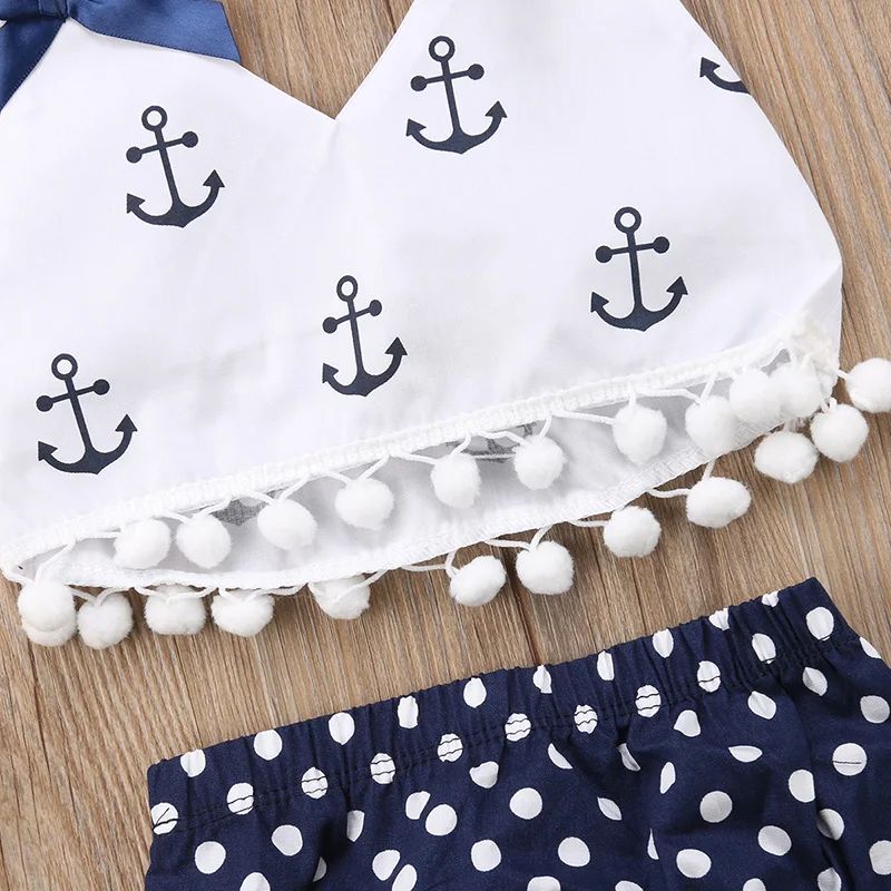 Летняя одежда для новорожденных девочек без рукавов с V-образным вырезом рисунок