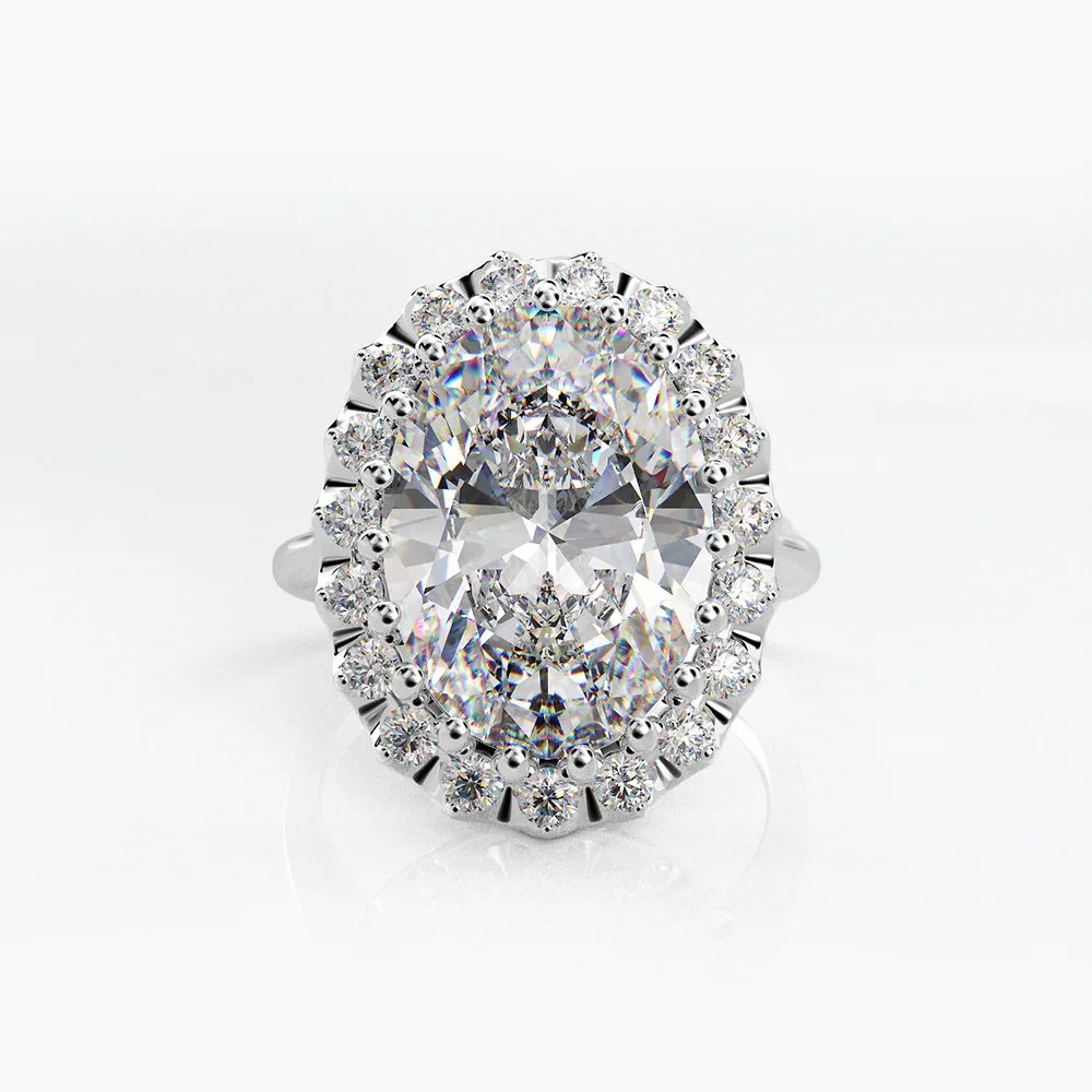 White Topaz OneRain Роскошные 925 пробы серебро овальной огранки сапфир Аметист Топаз драгоценный камень помолвка пара колец ювелирные изделия 5-12 - Цвет камня: White Topaz