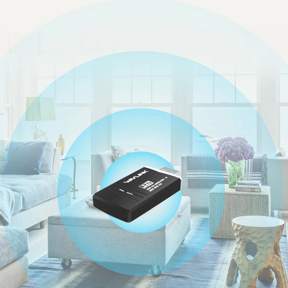 Wi Fi адаптер Wavlink N300 2 0 Мбит/с 802.11N|Сетевые карты| |